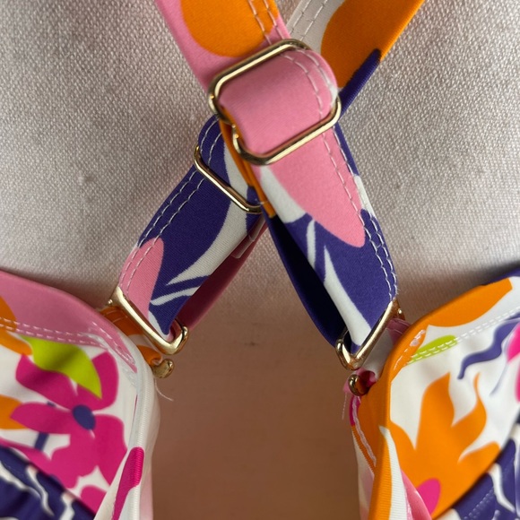 Terra & Sky. Floral Tankini Top 1X EUC - Picture 6 of 8